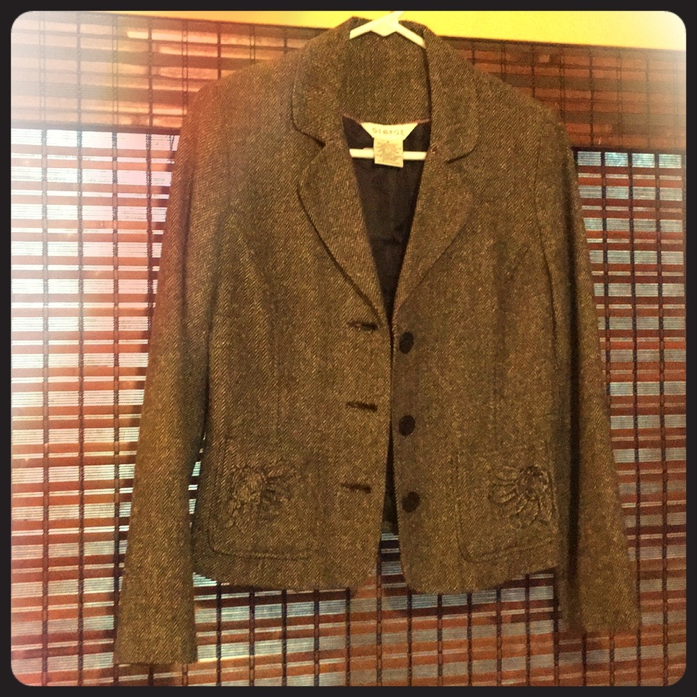 Vintage jacket dark brown
